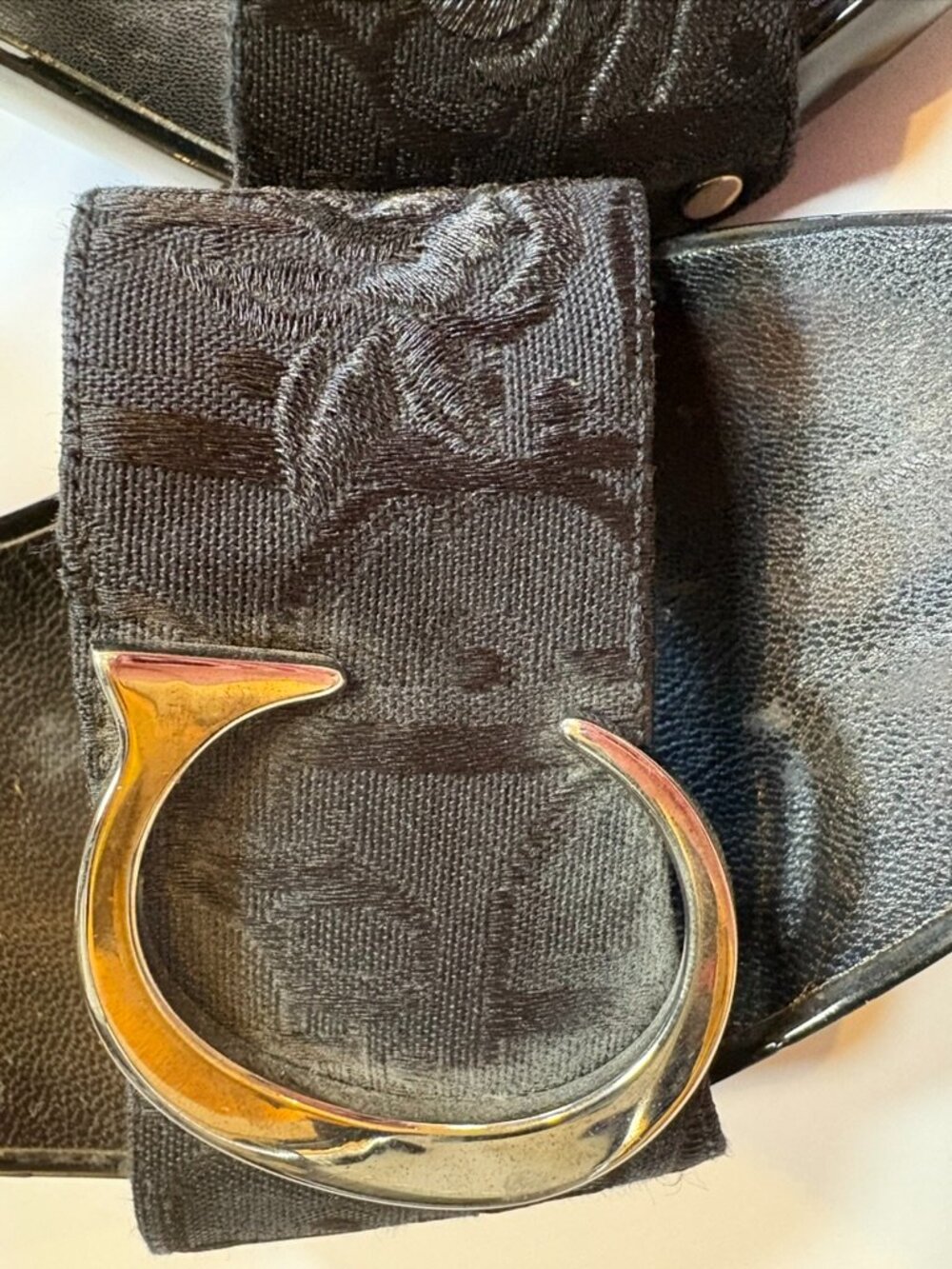 Christian Dior John Galliano Monogram Mules | Black Jacquard | CD | Buckle Sz 38 - Picture 7 of 13